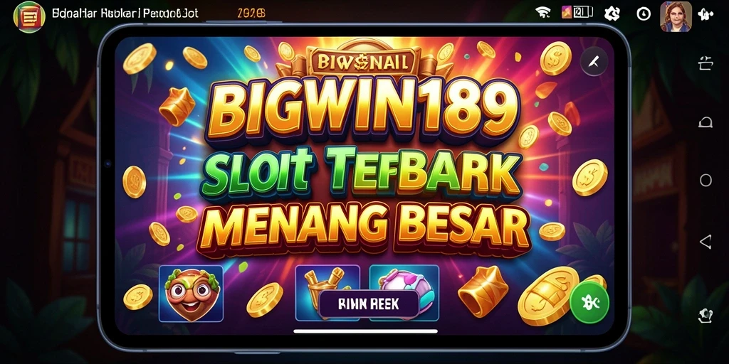 Screenshot gameplay BIGWIN189 menampilkan slot dengan desain yang menarik.