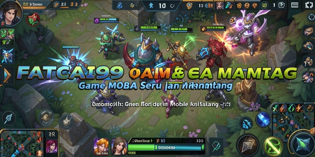 Tampilan gameplay seru dari FATCAI99 saat pertempuran sengit.