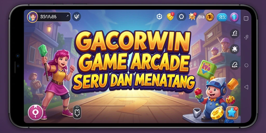 Screenshot gameplay GACORWIN menampilkan aksi seru dan tantangan Arcade.