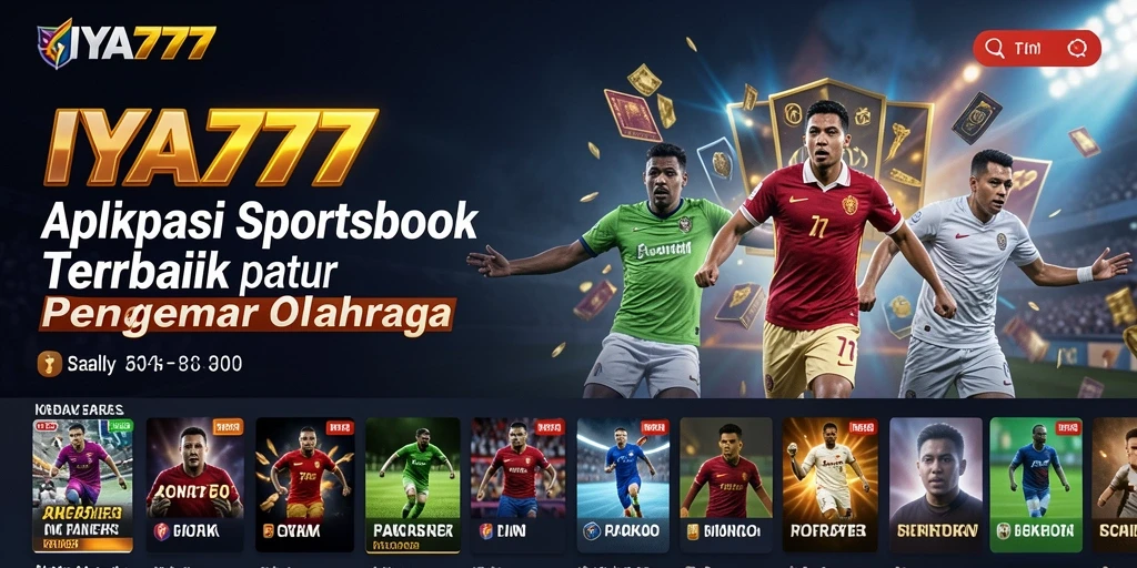 Tampilan screenshot utama IYA777 menampilkan taruhan olahraga yang dinamis.
