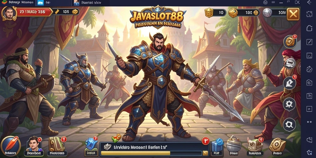 Tampilan gameplay menarik dari game Tower Defense yang menegangkan.