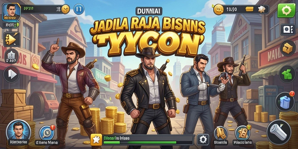 Gameplay seru PP7 dengan berbagai pilihan strategi bisnis.