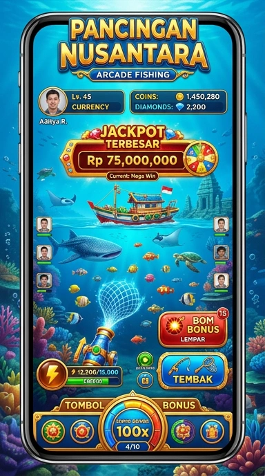 Screenshot aplikasi f32 menampilkan antarmuka pengguna yang bersih dan modern.